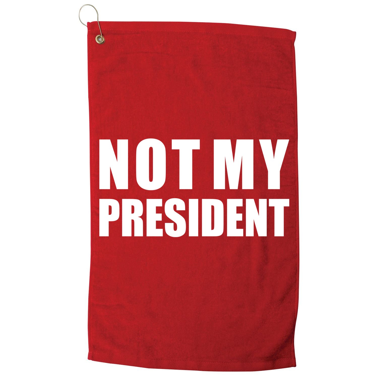 Not My President Classic Logo Golf Towel