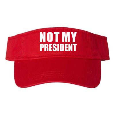 Not My President Classic Logo Valucap Bio-Washed Visor