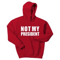 Not My President Classic Logo Kids Hoodie