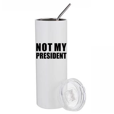 Not My President Classic Logo Stainless Steel Tumbler