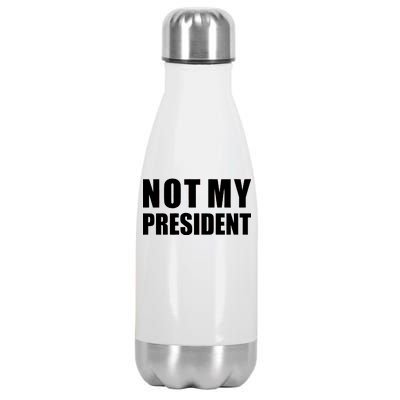 Not My President Classic Logo Stainless Steel Insulated Water Bottle