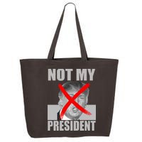 Not My President Red X Spray Paint Anti-Trump 25L Jumbo Tote