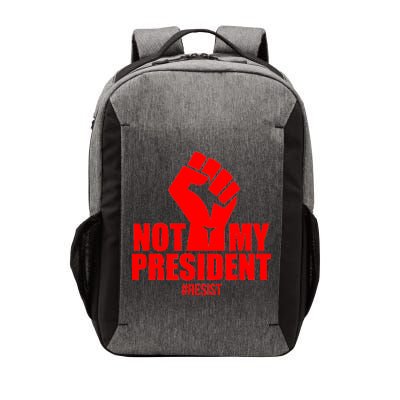 Not My President Resist Anti Trump Fist Vector Backpack