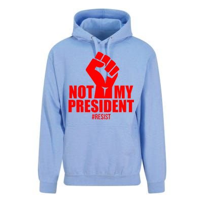 Not My President Resist Anti Trump Fist Unisex Surf Hoodie