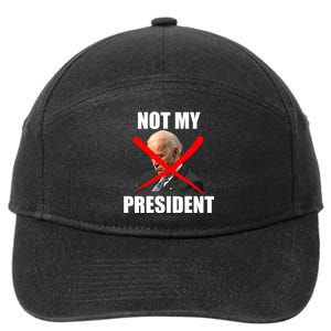 Not My President Trump Anti Biden 7-Panel Snapback Hat