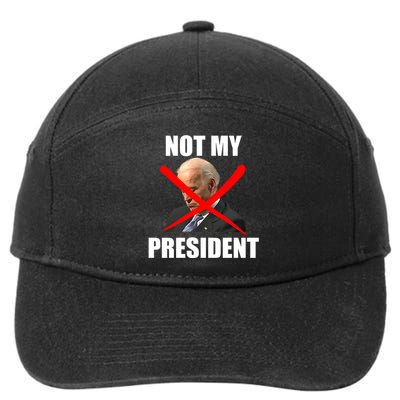 Not My President Trump Anti Biden 7-Panel Snapback Hat