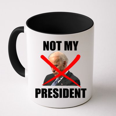 Not My President Trump Anti Biden Coffee Mug