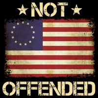 Not Offended Betsy Ross Flag Cooling Performance Crew T-Shirt