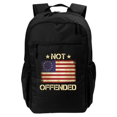 Not Offended Betsy Ross Flag Daily Commute Backpack