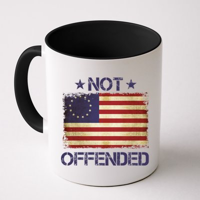 Not Offended Betsy Ross Flag Mug