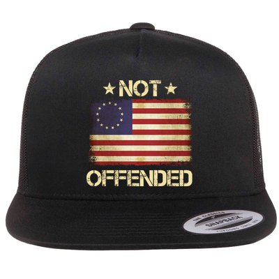 Not Offended Betsy Ross Flag Flatbill Hat