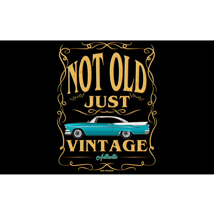 Not Old Just Vintage Classic Car Birthday Bumper Sticker