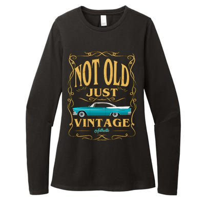 Not Old Just Vintage Classic Car Birthday Womens CVC Long Sleeve Shirt