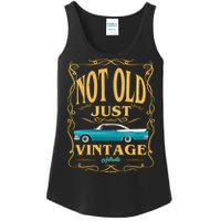 Not Old Just Vintage Classic Car Birthday Ladies Essential Tank