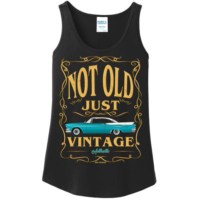 Not Old Just Vintage Classic Car Birthday Ladies Essential Tank