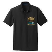 Not Old Just Vintage Classic Car Birthday Dry Zone Grid Polo