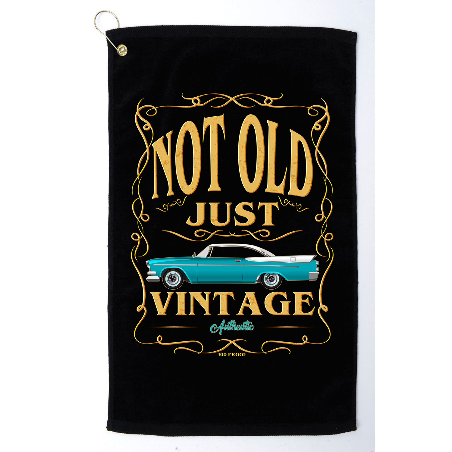 Not Old Just Vintage Classic Car Birthday Golf Towel