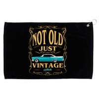 Not Old Just Vintage Classic Car Birthday Grommeted Golf Towel