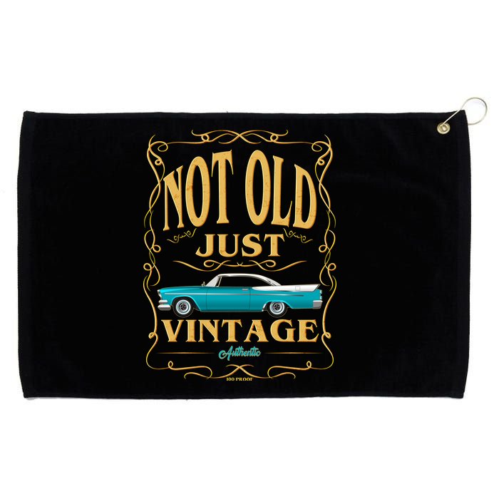 Not Old Just Vintage Classic Car Birthday Grommeted Golf Towel