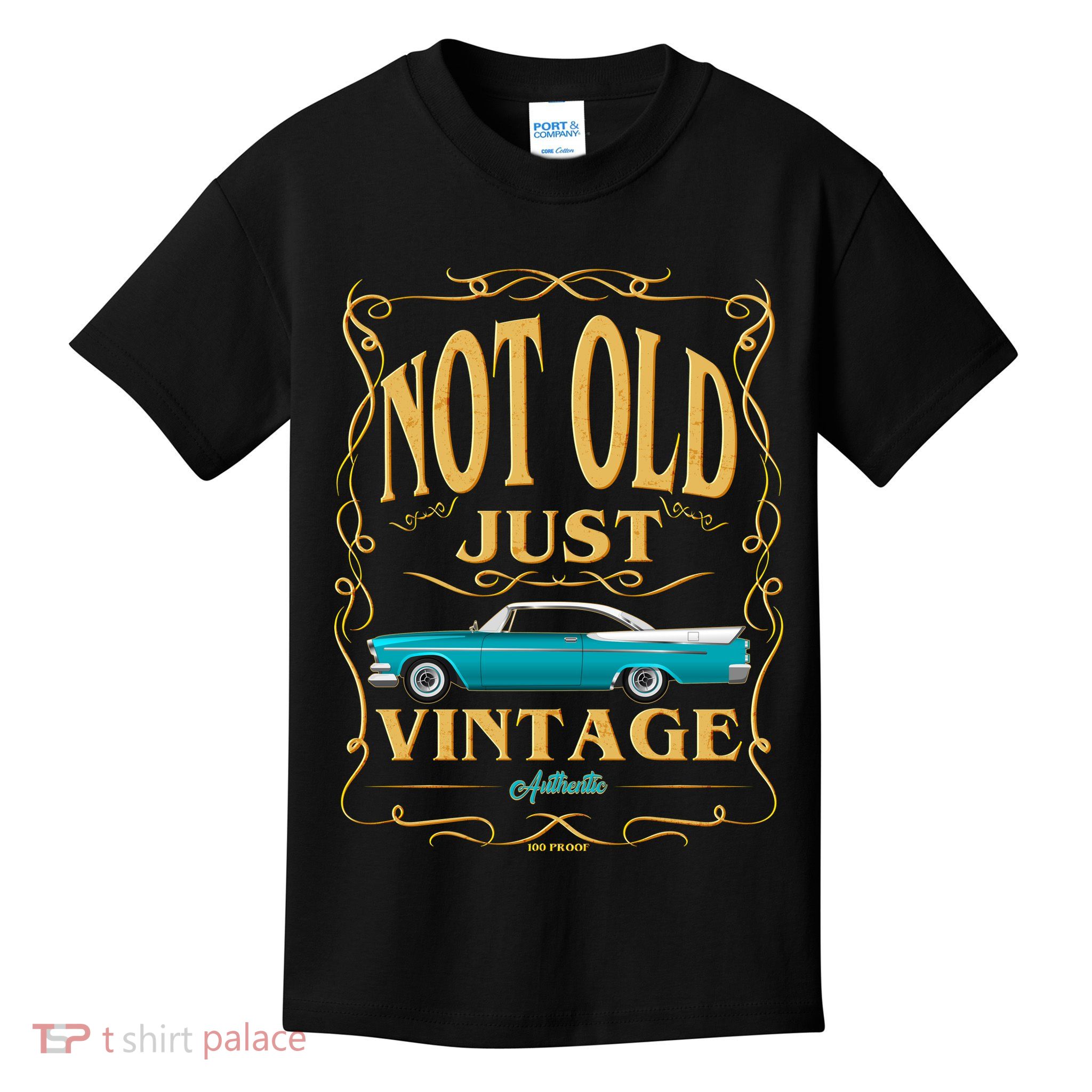 Not Old Just Vintage Classic Car Birthday Kids T-Shirt