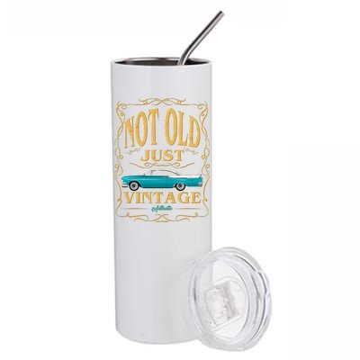 Not Old Just Vintage Classic Car Birthday Stainless Steel Tumbler