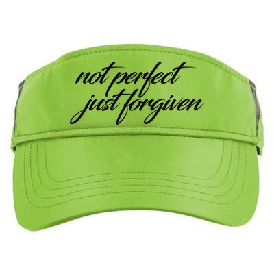 Not Perfect Just Forgiven Adult Drive Performance Visor