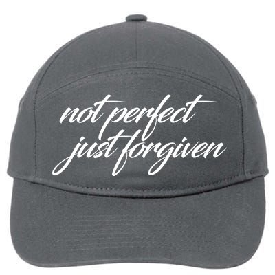 Not Perfect Just Forgiven 7-Panel Snapback Hat