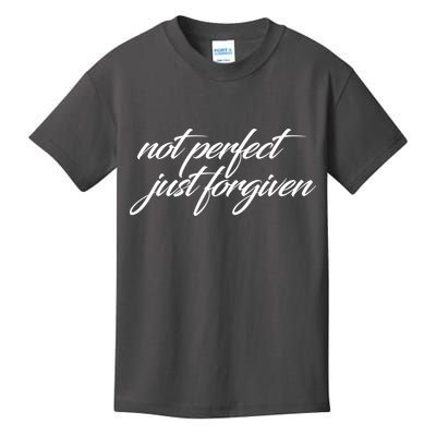 Not Perfect Just Forgiven Kids T-Shirt