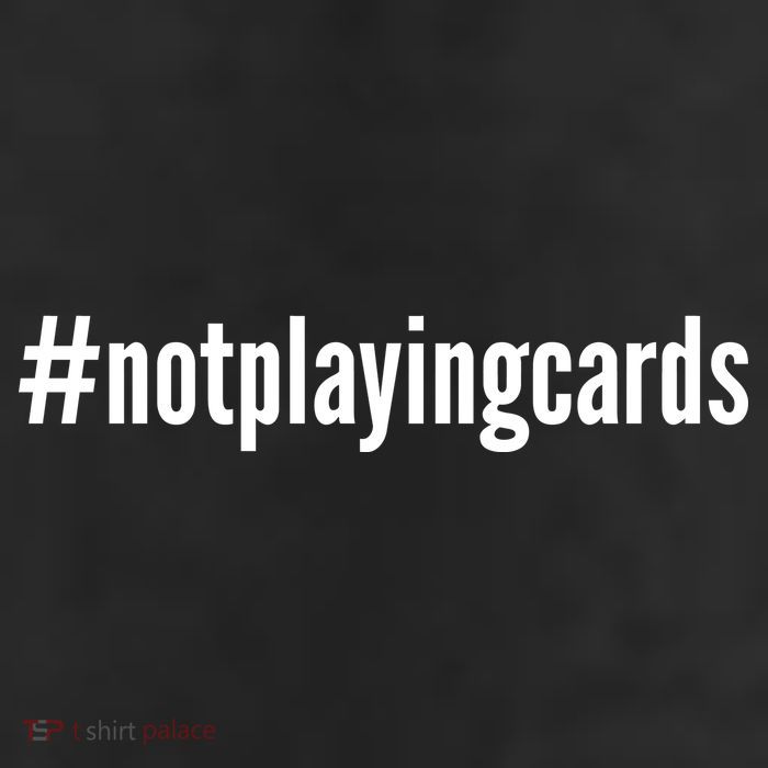 Not Playing Cards 11oz C Handle Ceramic Mug