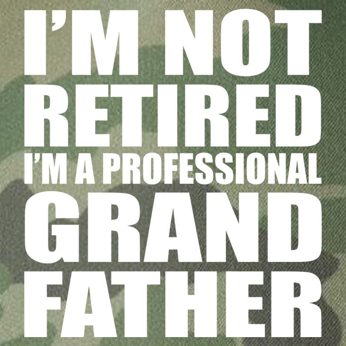 Not Retired I'm A Professional Grandfather Legacy Tie Dye Trucker Hat