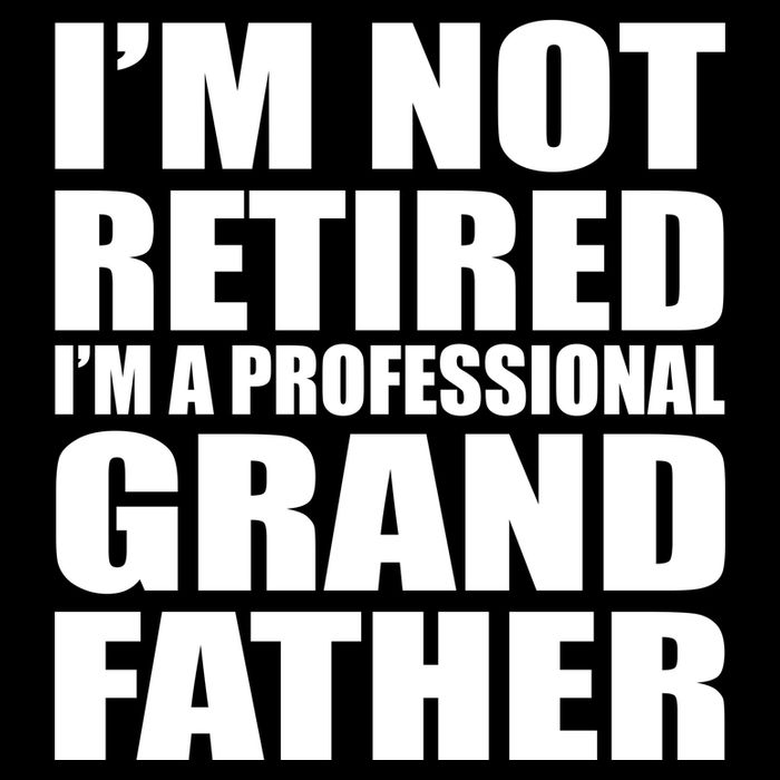Not Retired I'm A Professional Grandfather Apron