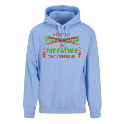 Not The Step Father Quote Unisex Surf Hoodie