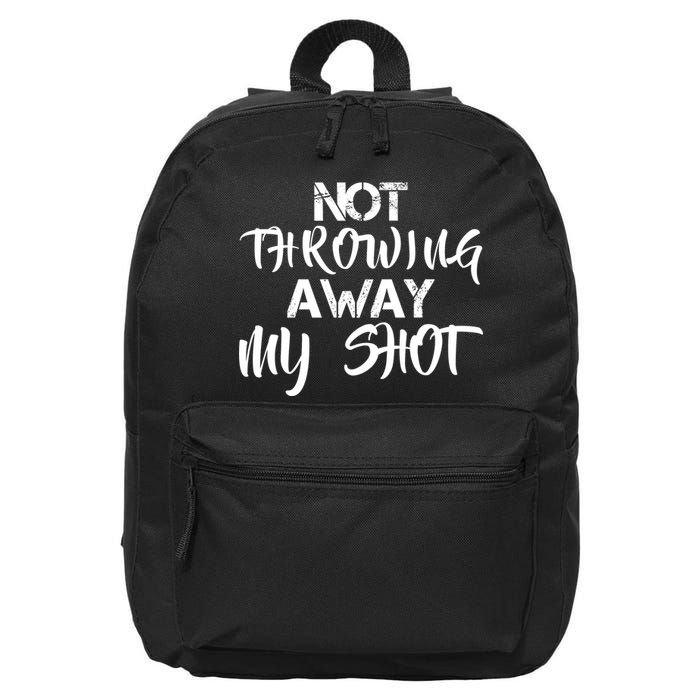 Not Throwing Away My Shot 16 in Basic Backpack