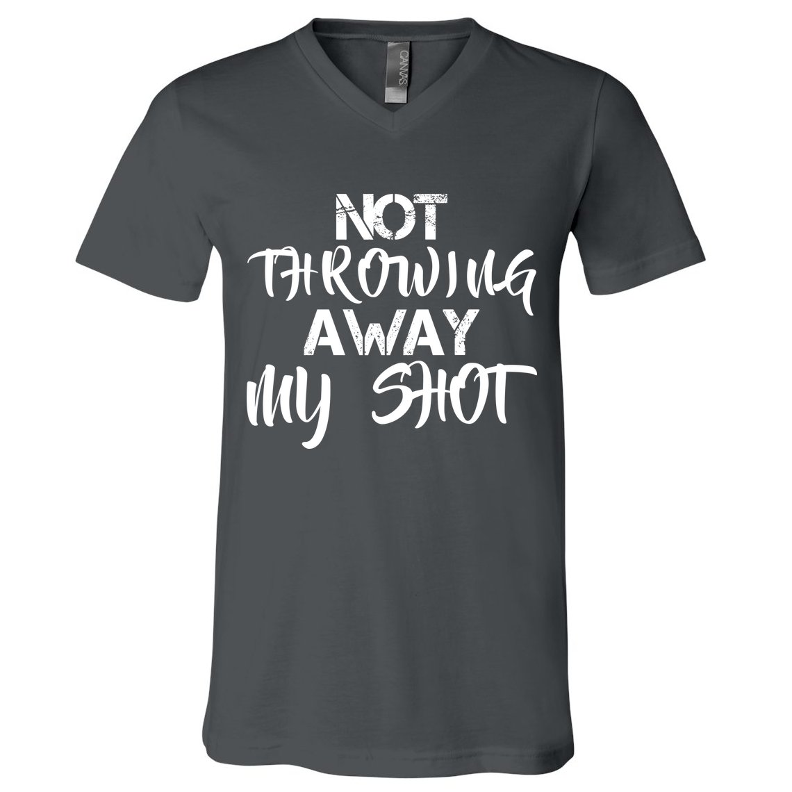 Not Throwing Away My Shot V-Neck T-Shirt