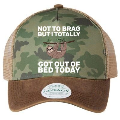 Not To Brag Got Out of Bed Legacy Tie Dye Trucker Hat