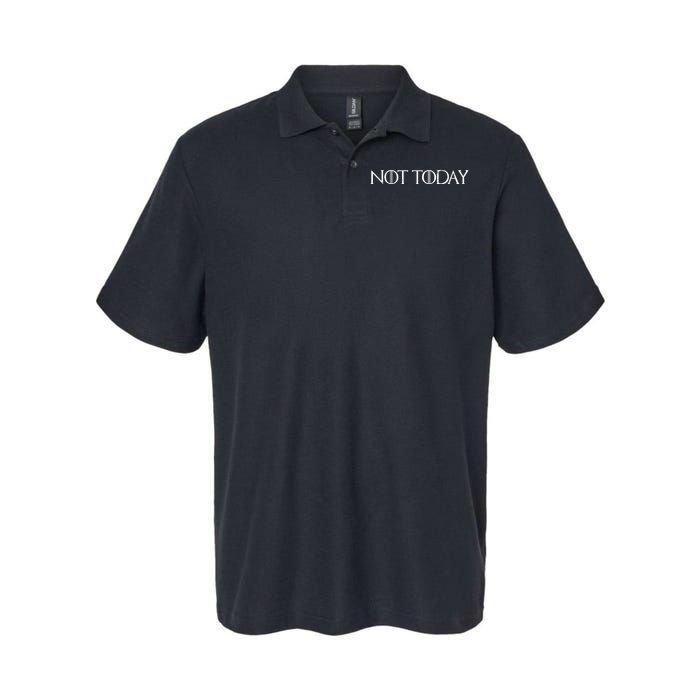 Not Today Softstyle Adult Sport Polo