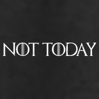 Not Today Golf Towel
