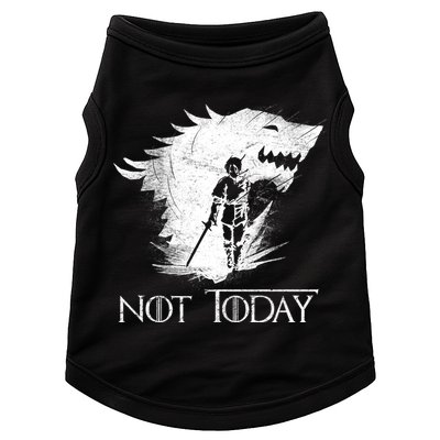 Not Today Arya Wolf Doggie Tank