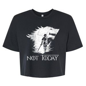 Not Today Arya Wolf Bella+Canvas Jersey Crop Tee