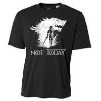 Not Today Arya Wolf Cooling Performance Crew T-Shirt