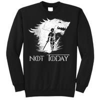 Not Today Arya Wolf Sweatshirt