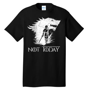 Not Today Arya Wolf Tall T-Shirt