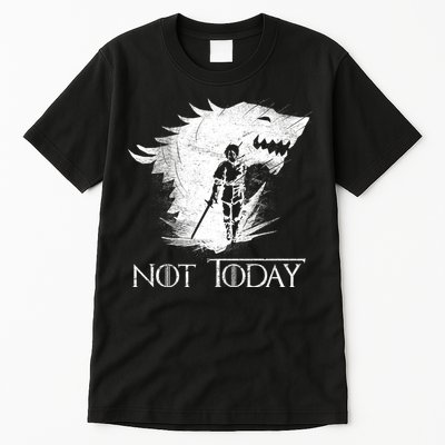 Not Today Arya Wolf Tall T-Shirt