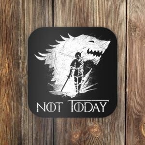 Not Today Arya Wolf Coaster