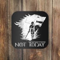 Not Today Arya Wolf Coaster