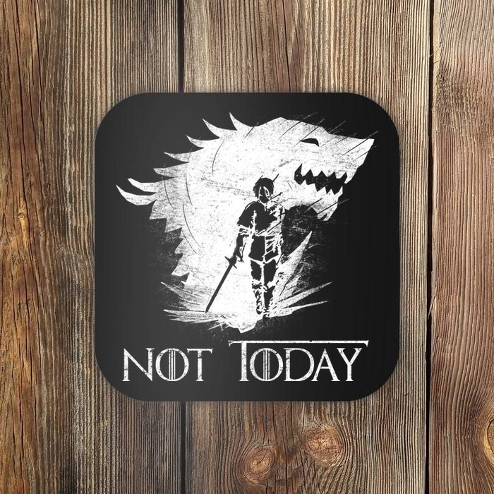 Not Today Arya Wolf Coaster