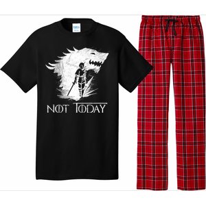 Not Today Arya Wolf Pajama Set