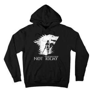 Not Today Arya Wolf Tall Hoodie