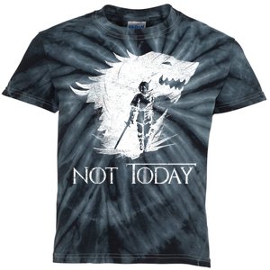 Not Today Arya Wolf Kids Tie-Dye T-Shirt