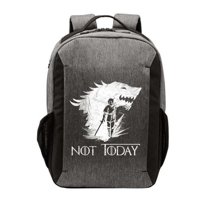 Not Today Arya Wolf Vector Backpack